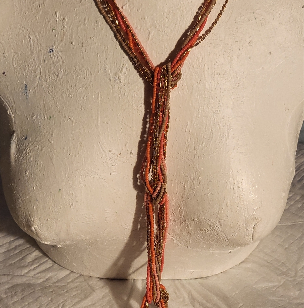 NWTNew Directions Elegant Multi-Strand Beaded Necklace